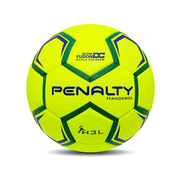 Balón de Handball Penalty Ultra Fusion H3L Verde/Amarillo 1