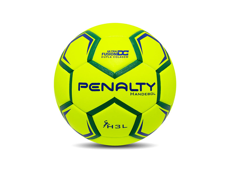 Balón de Handball Penalty Ultra Fusion H3L Verde/Amarillo 1