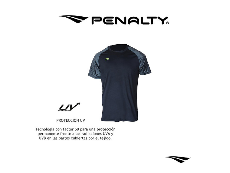 Polera Penalty Digital UV IX Negro 8