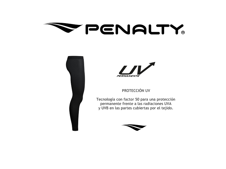 Calza Larga Deportiva Penalty Skin Termica Sin Bolsillo 6