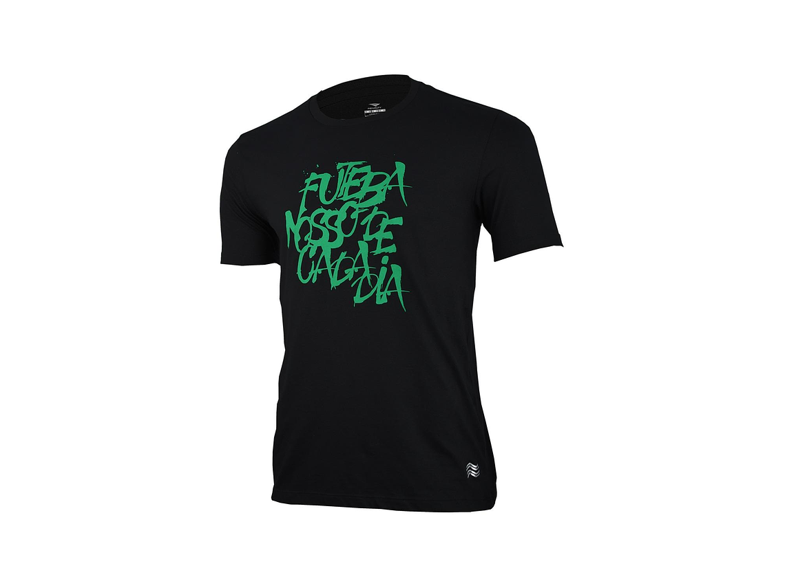 Polera Penalty Futbol Diario Negro 4