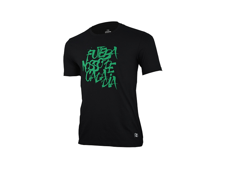 Polera Penalty Futbol Diario Negro 4