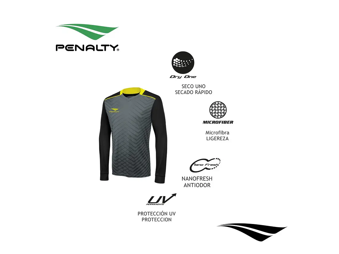 Camisa de Portero Penalty delta Ml Verde 2