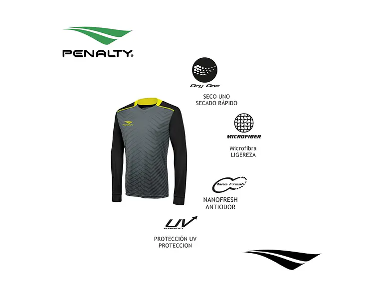 Camisa de Portero Penalty delta Ml Verde 2