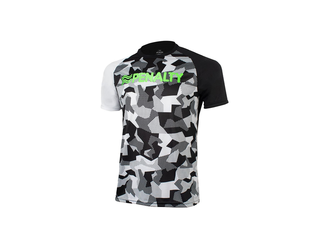 Polera Penalty Camuflaje Negro Blanco 1
