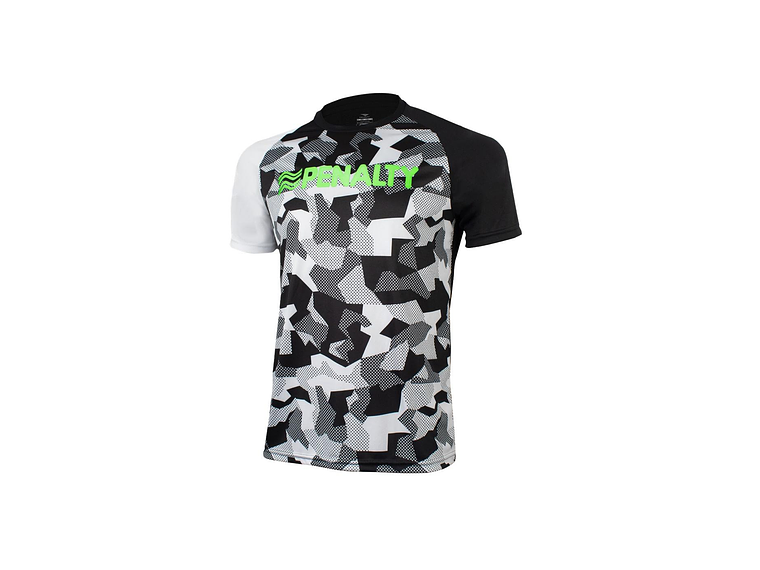 Polera Penalty Camuflaje Negro Blanco 1