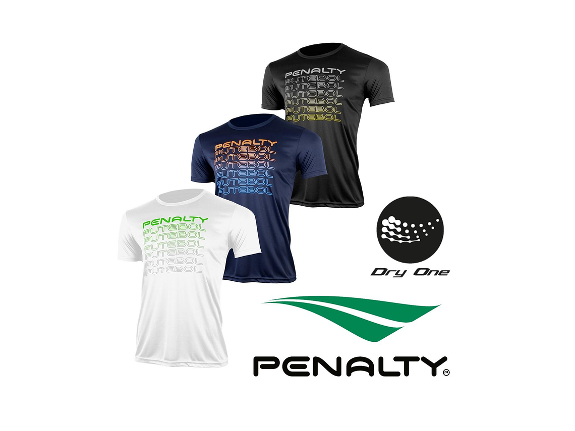 Polera Penalty Futbol Negro 6