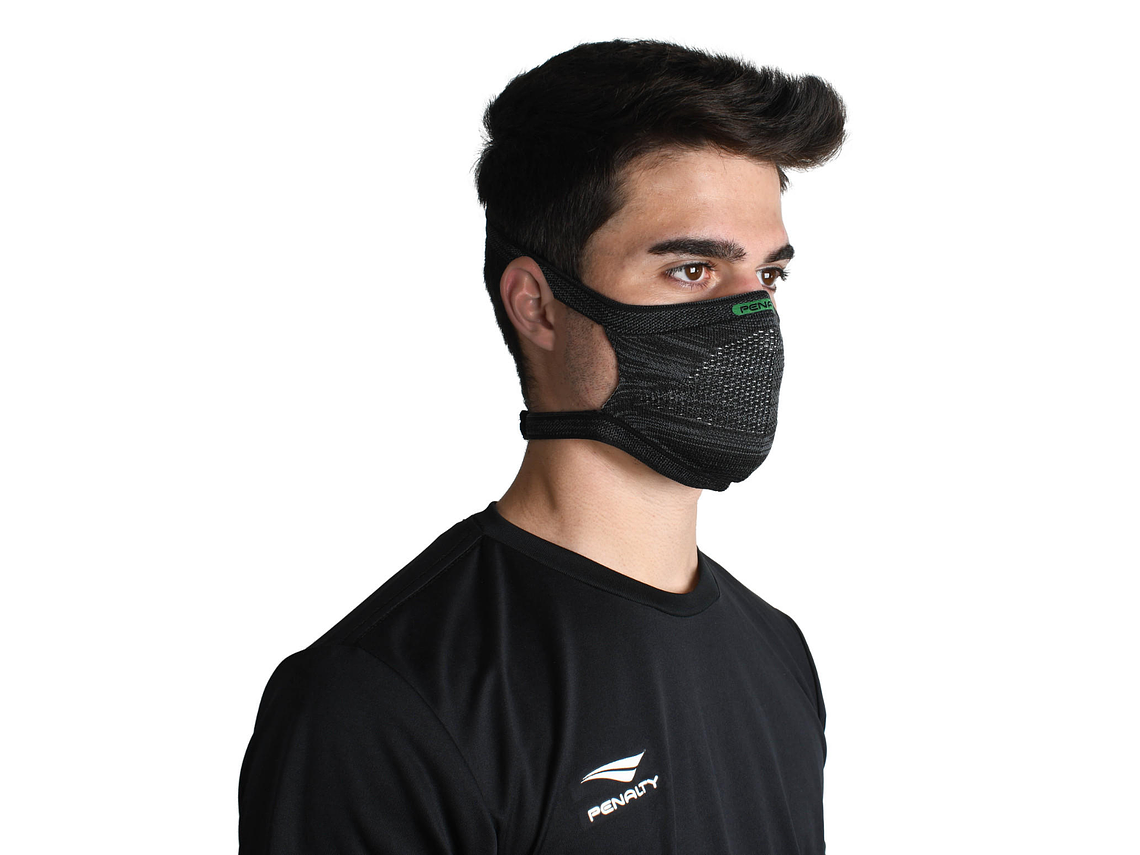 Mascarilla Deportiva Penalty Block Pro Negro Gris 2