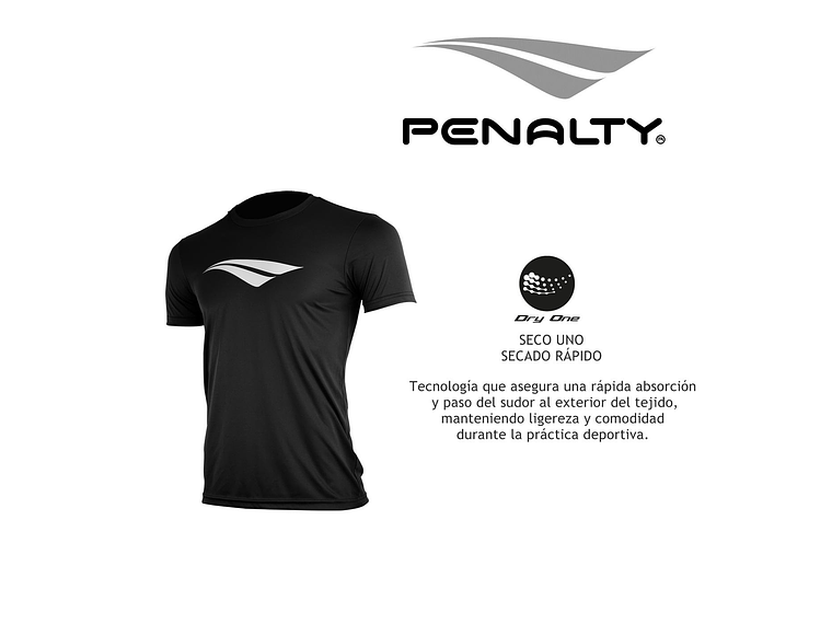 Polera Penalty Logomania Azul Rey 8
