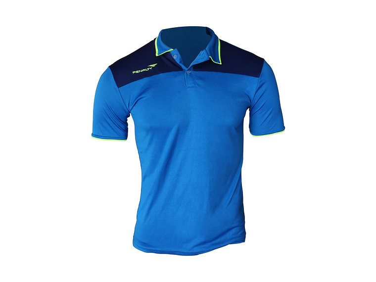 Polera Penalty Polo Br70 Uv Azul 1