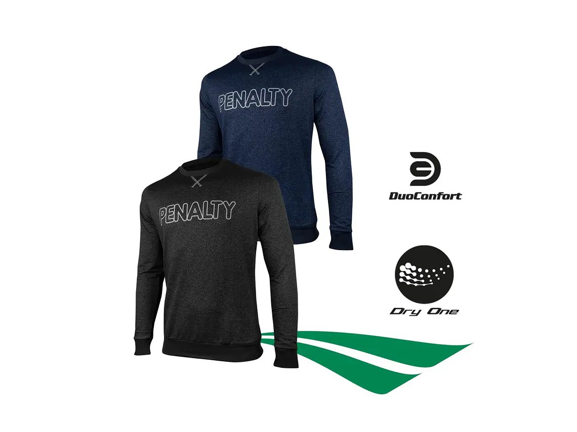 Poleron Penalty Moletom Negro 6