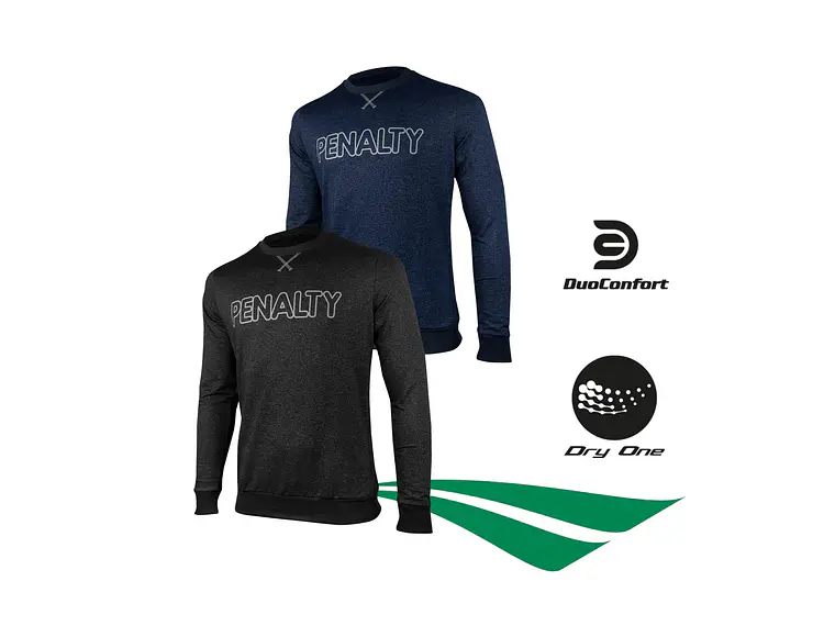 Poleron Penalty Moletom Negro 6