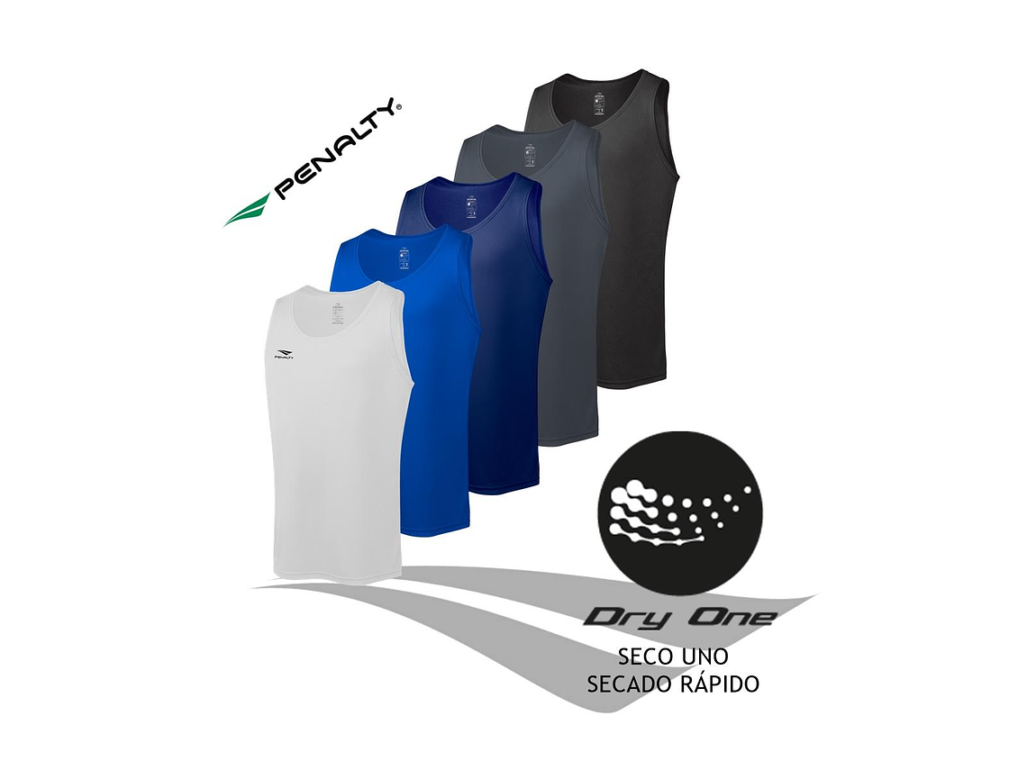 Polera Sin Manga Penalty X Azul 5