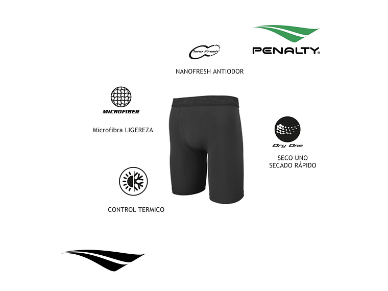 Calza Corta Penalty Flat Azul Rey 5