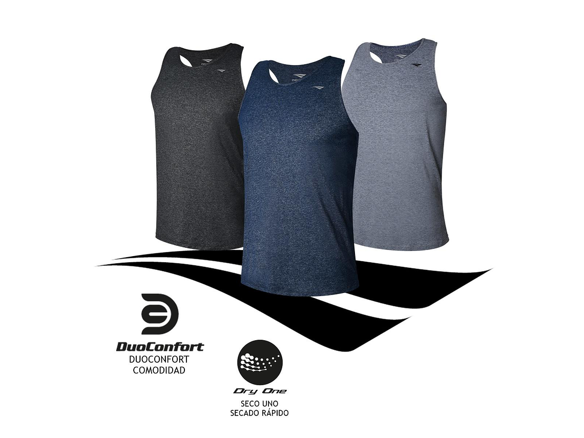 Polera Sin Manga Penalty Duo Gris 8