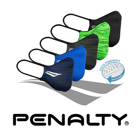 Mascarilla Deportiva Penalty Block Traino Negro