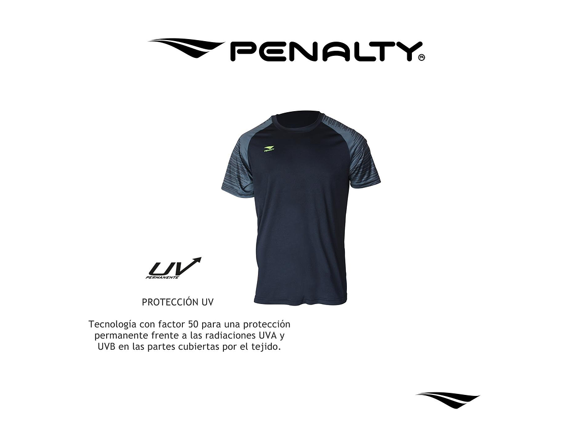 Polera Penalty Digital UV IX Azul 6