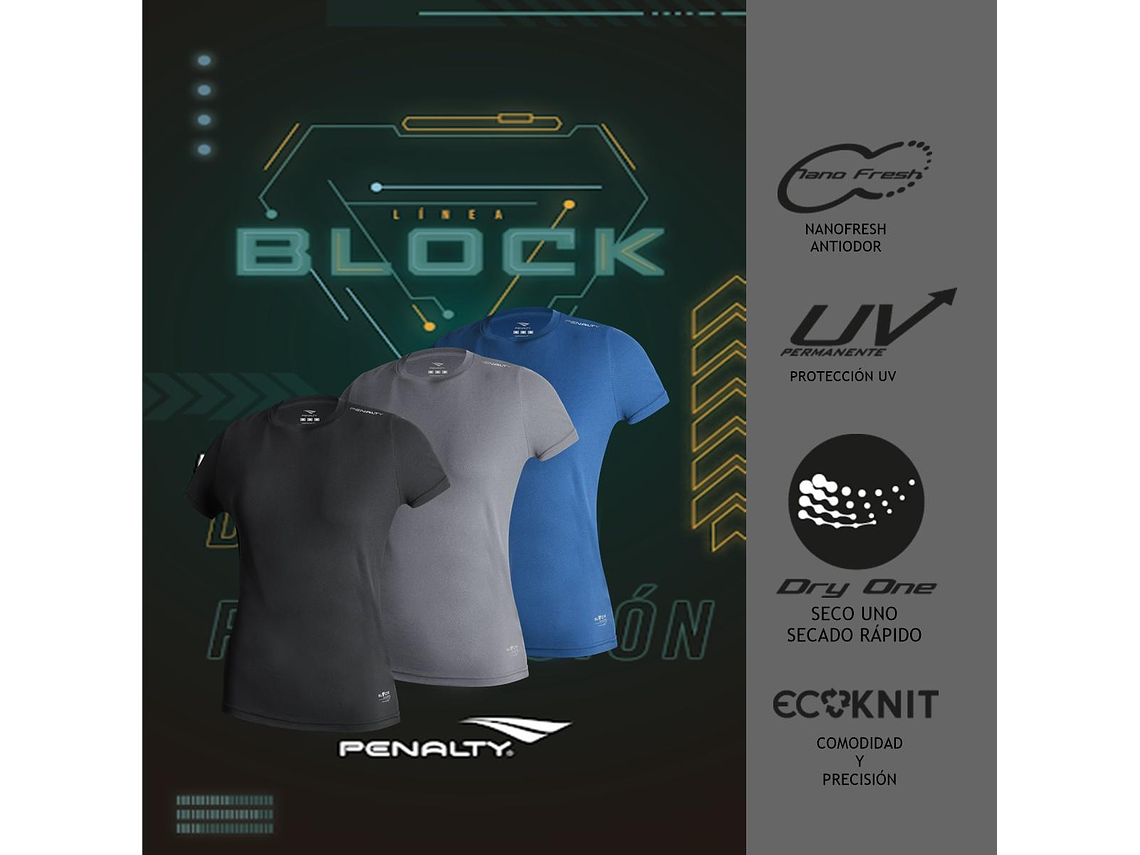 Polera Block Femenina Plomo 2
