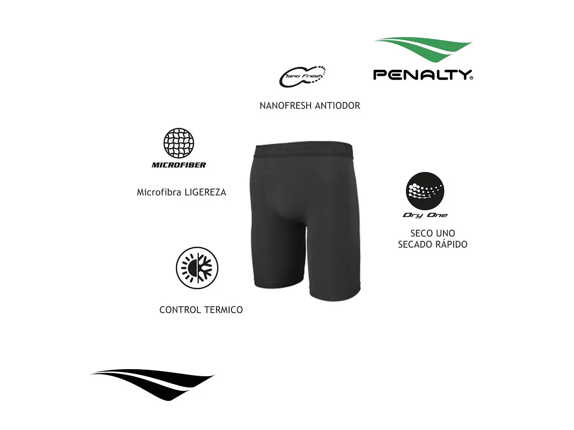 Bermuda Penalty Térmica Flat Blanco 5