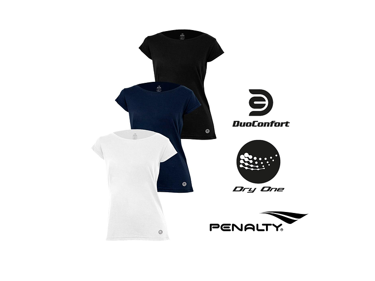 Polera Penalty Raiz Mujer Azul Oscuro 6