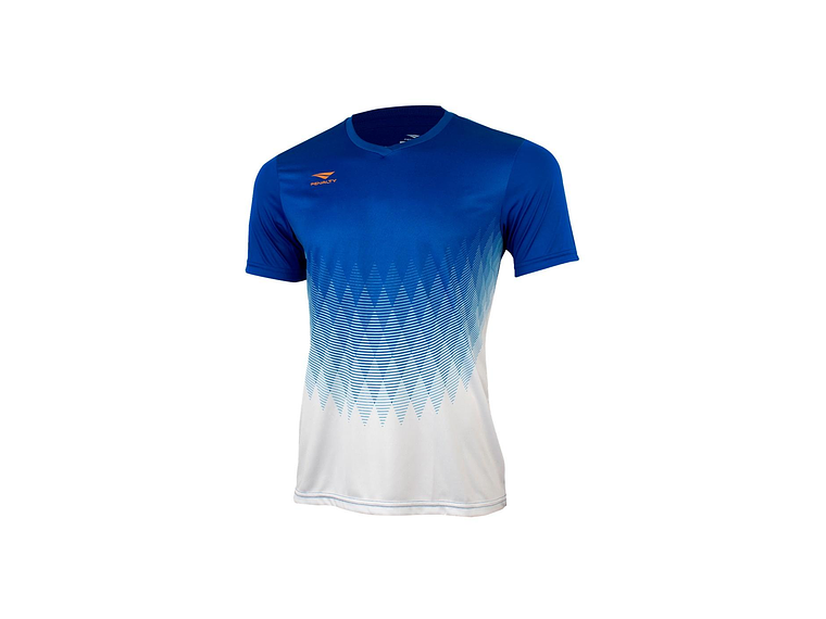 Polera Penalty Prisma Azul Blanco 1