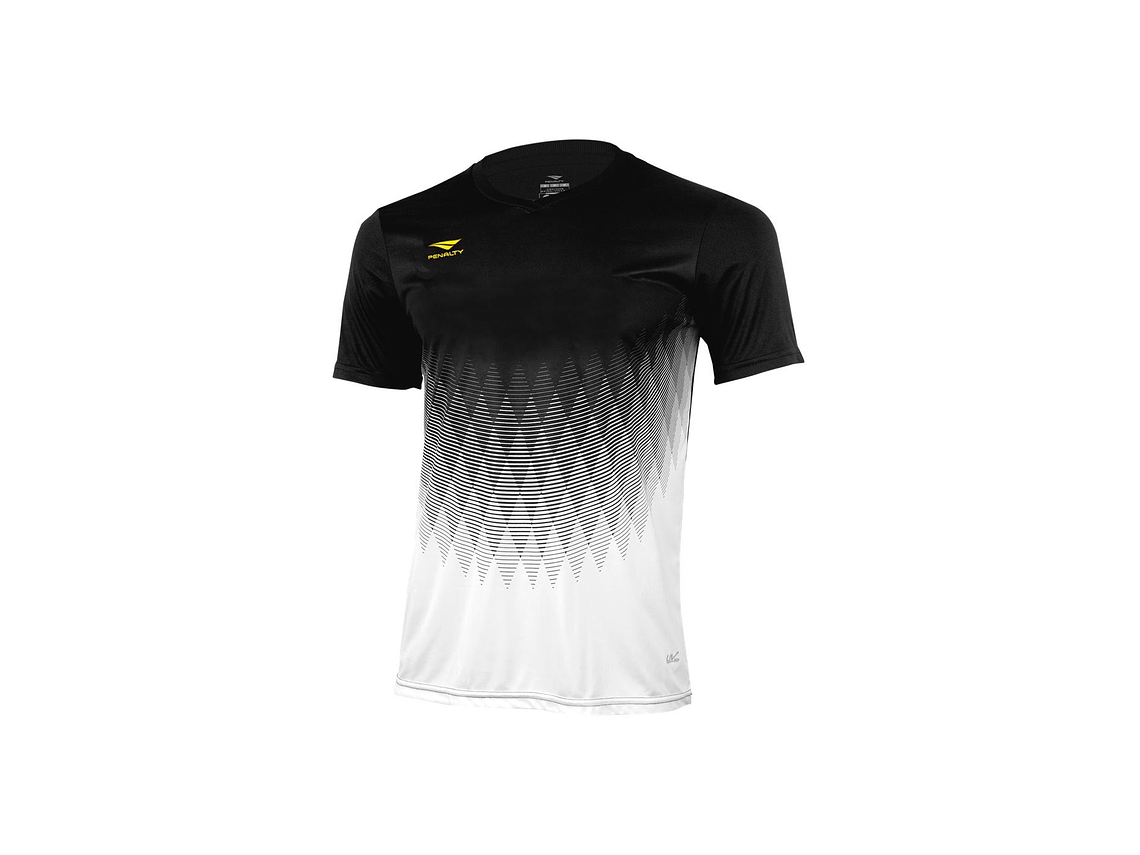 Polera Penalty Prisma Negro Blanco 1