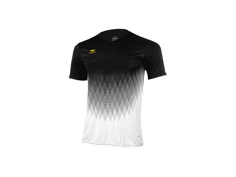 Polera Penalty Prisma Negro Blanco 1