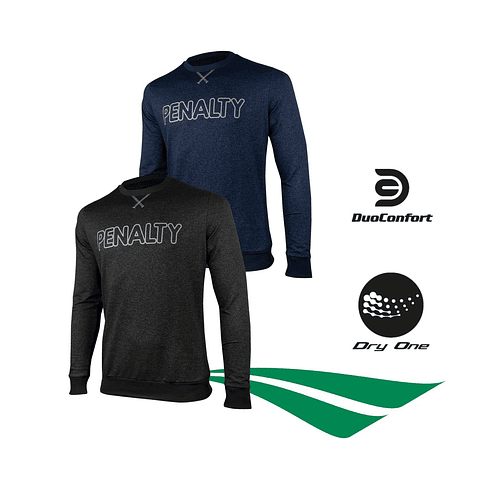 Poleron Penalty Moletom Azul Oscuro