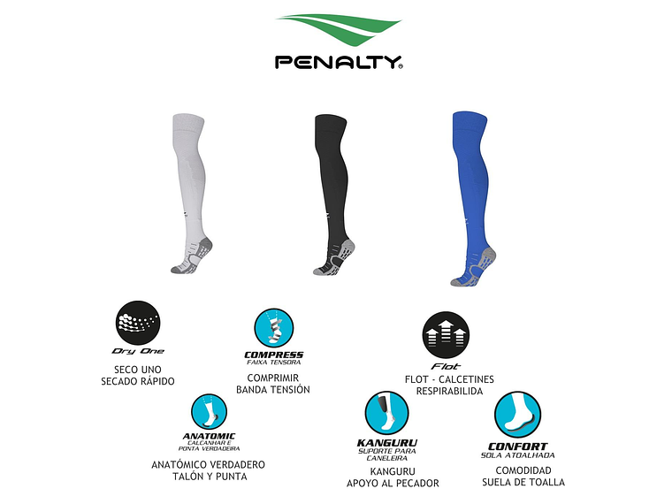 Medias de Fútbol Penalty Kanguru Adulto 39/43 6