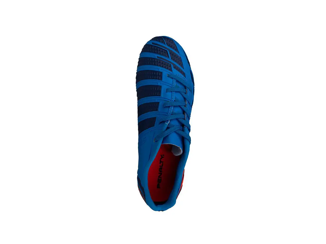 Zapato de Futbol Penalty Speed XXI Azul/Naranjo 4