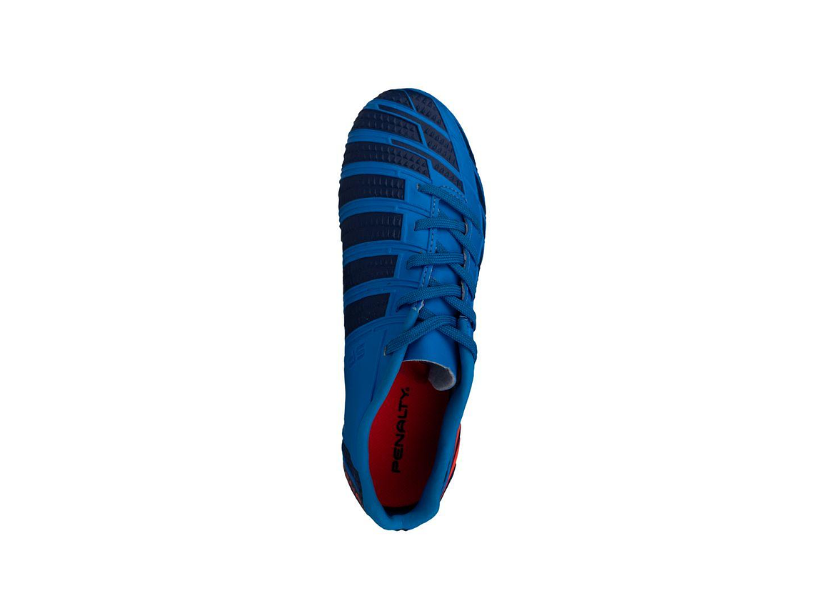 Zapato de Futbolito Penalty Speed Azul/Naranjo 2