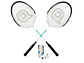 Set De Badminton Cup's 2 Raquetas 3 Plumilla - Miniatura 1