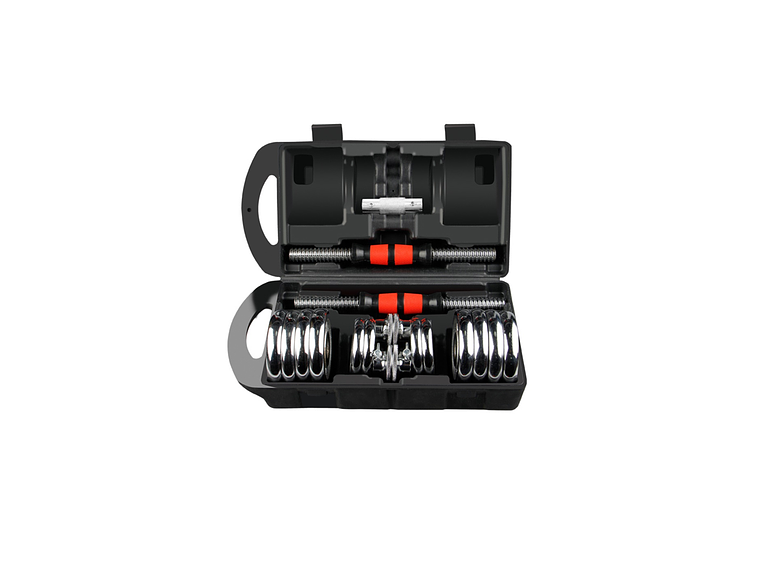 Set De Mancuernas Con Extensor 15 Kg Flott 1