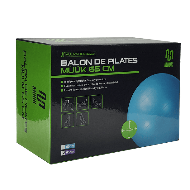 Balon De Pilates Muuk 65 Cm 2