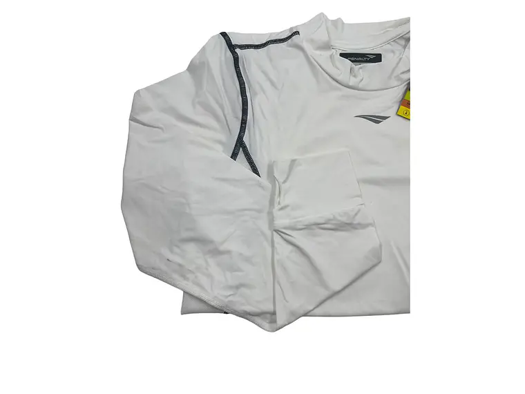 Camiseta De Compresion Penalty S11 Flex Manga Larga Blanca 1
