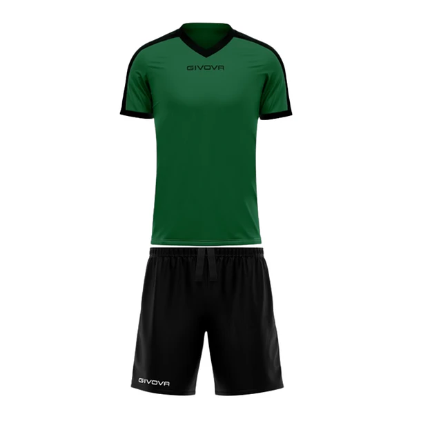 Givova Power Interlock Trainingsanzug – Farbe Verde/Bianco, Größe S