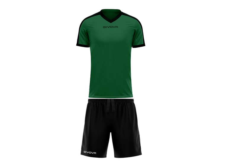 Conjunto Deportivo Givova Revolution Verde/Negro 1