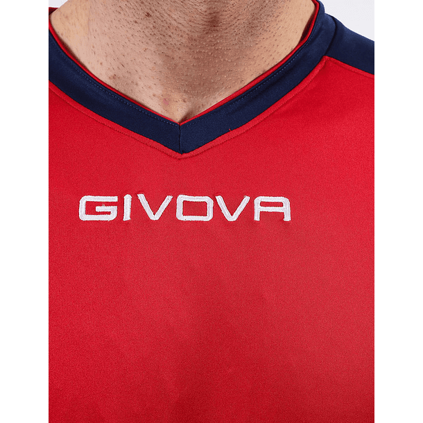 Conjunto Deportivo Givova Revolution Rojo/Azul 4