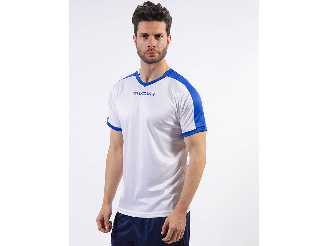 Conjunto Deportivo Givova Revolution Blanco/Azul 3