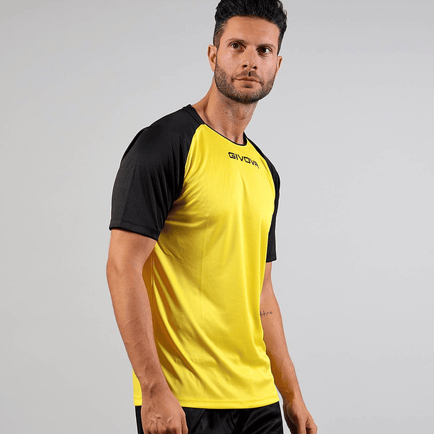 Conjunto Deportivo Givova Capo Amarillo/Negro 3