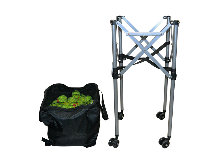 Carro Plegable Porta Pelotas de Padel o Tenis con Ruedas Muuk 2