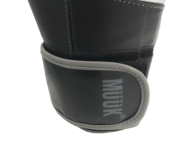 Guante De Box Muuk PU K.O. Negro-Gris 8