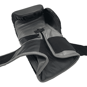 Guante De Box Muuk PU K.O. Negro-Gris