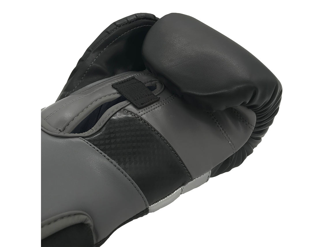 Guante De Box Muuk PU K.O. Negro-Gris 9