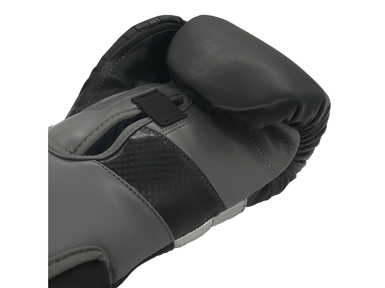 Guante De Box Muuk PU K.O. Negro-Gris 9