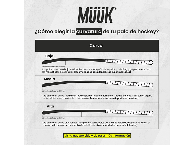 Palo de Hockey Cesped Muuk Llaima 9
