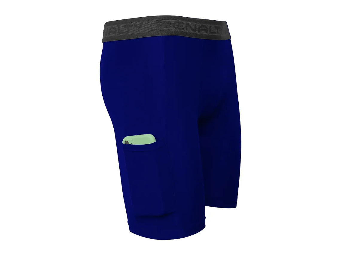 Calza Corta Penalty Skin 183 C/Bolsillo Azul Rey  1