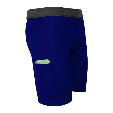 Calza Corta Penalty Skin 183 C/Bolsillo Azul Rey 