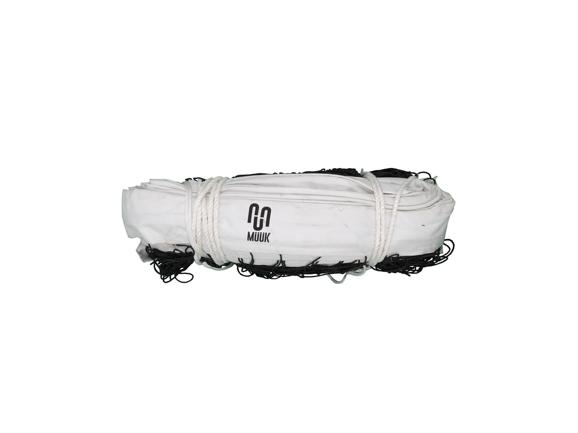 Red de Voleibol Muuk con Cable de Acero, Huinchas y Varillas 1