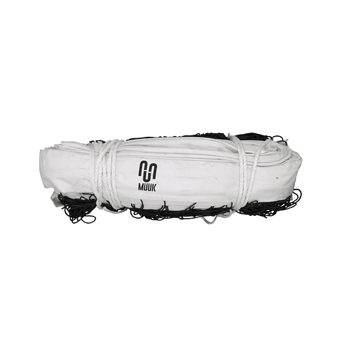 Red de Voleibol Muuk con Cable de Acero, Huinchas y Varillas